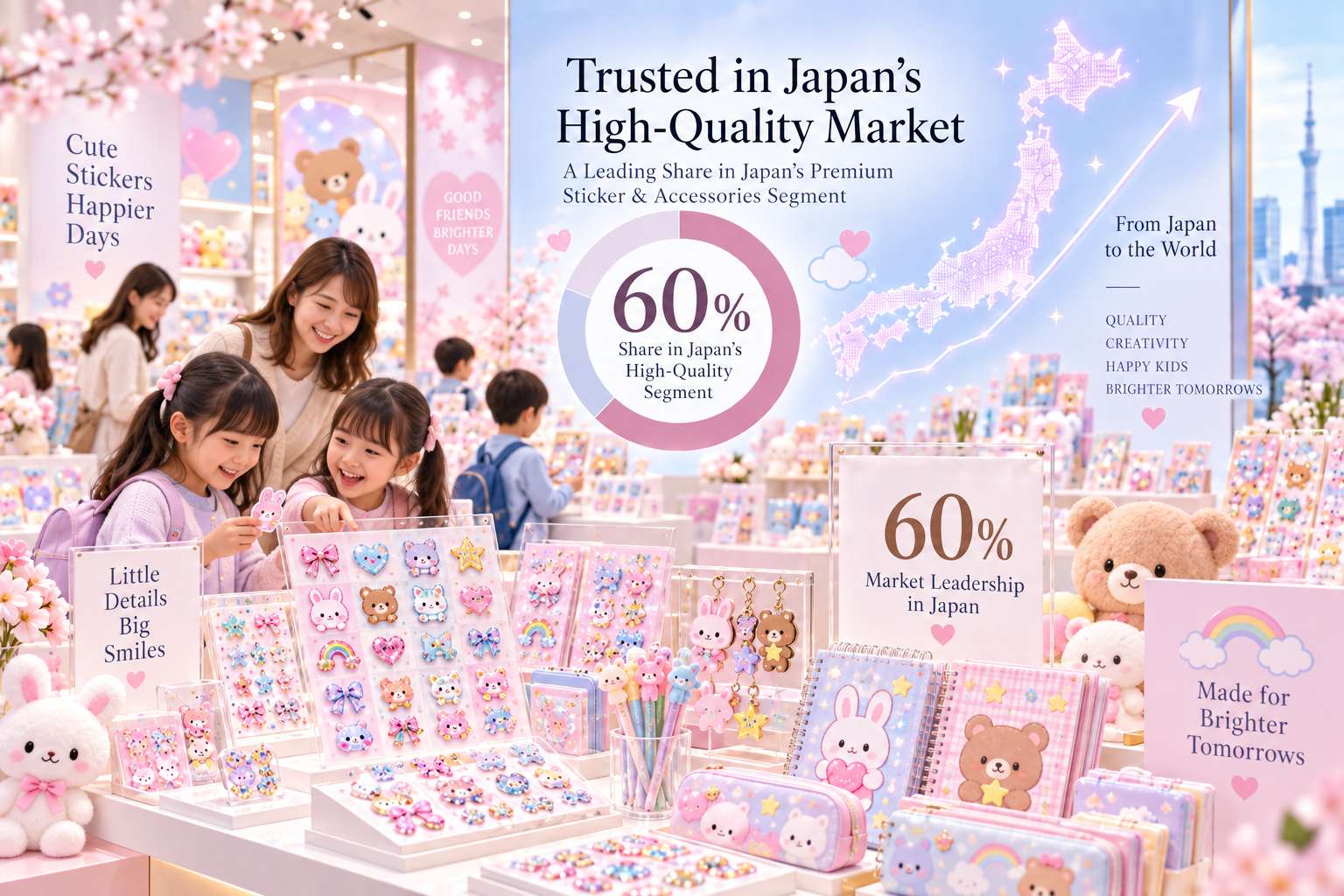 Latest company news about How Meiya Earned Long-Term Recognition in Japan’s High-Quality Creative Sticker Market